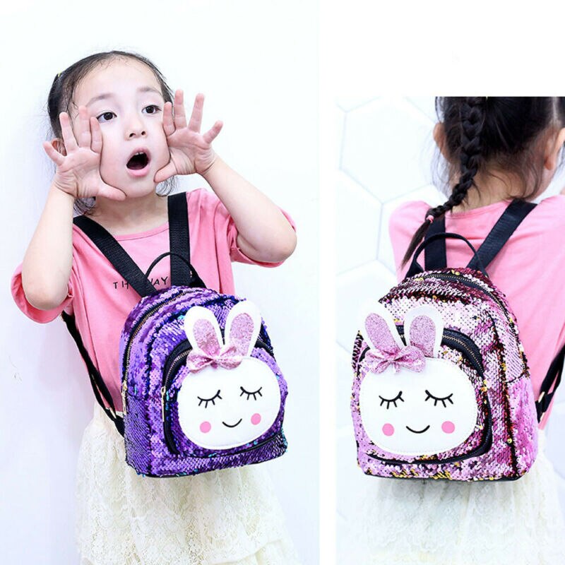 Mochila de lentejuelas brillantes para niñas, mochila para niños, mochila para niñas, mochila para niños