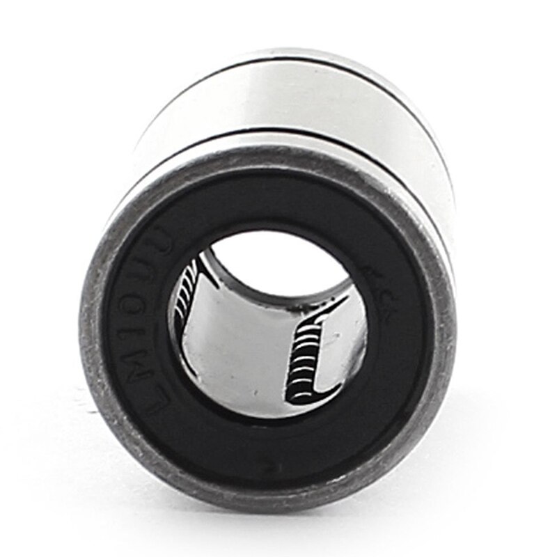 2 pièces 10mm x 19mm x 29mm bagues à billes en acier au carbone roulement à mouvement linéaire