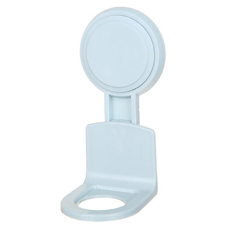 Plastic Wall Mount Soap Shower Gel Dispenser Bottle Hanging Hook Rack Hand Sanitizer Holder Bathroom Kitchen Organizer No Drill: blue