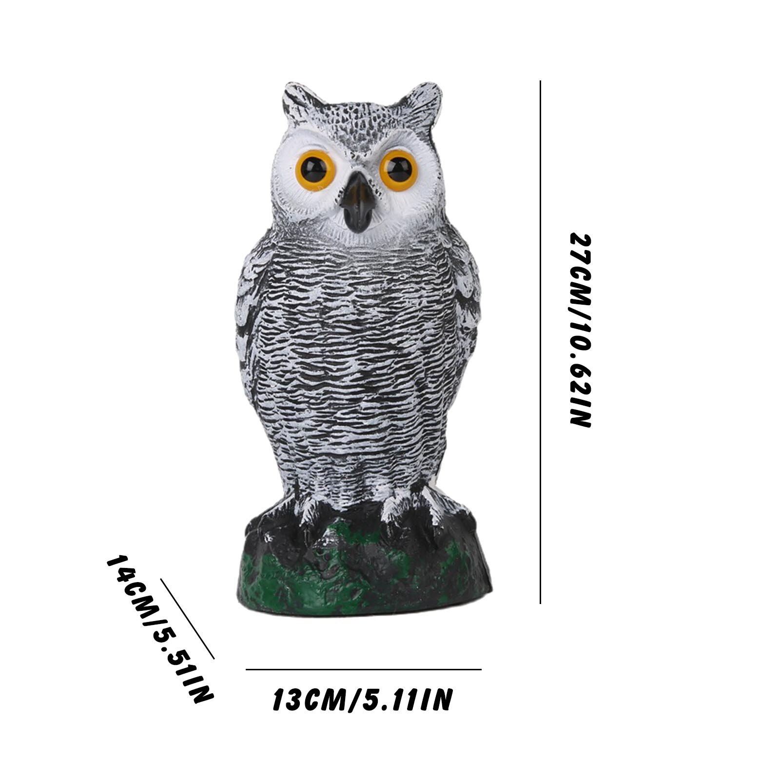 Plastic Uil Is Gebruikt Als Een Natuurlijke Vijandige Pest Repellent Voor Outdoor Tuinen Qw