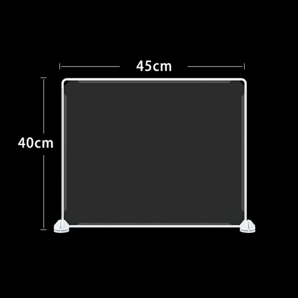 Excellent Partition Board Clip Assemble Resin Desktop Board Accessories Divider Screen Partition Screen: Clear 30x40cm