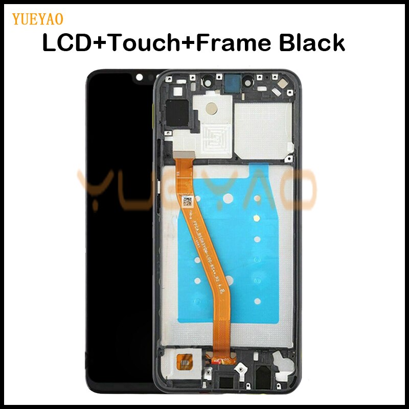 For Huawei Nova3 Nova 3 PAR-LX1 LCD Display Touch Screen Digitizer Assembly With Frame PAR-AL00 Replacem For Huawei Nova 3 LCD: LCD WithFrame Black