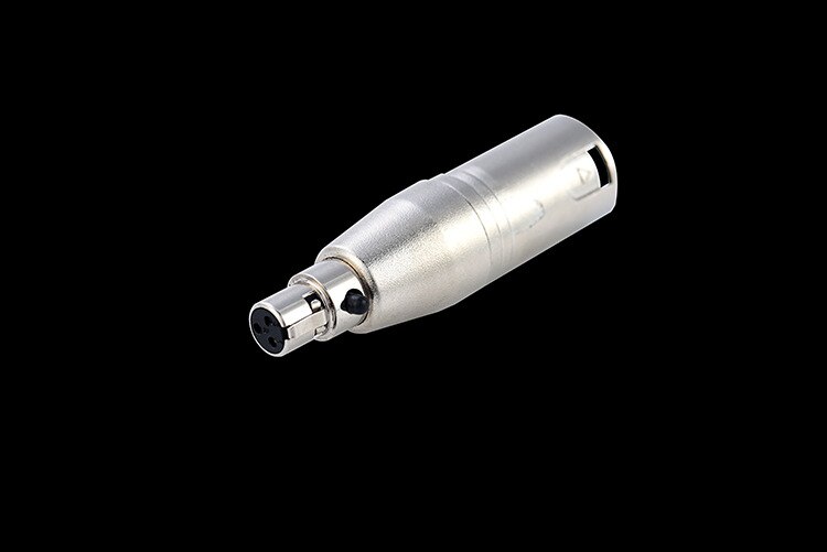 MINI XLR 3-Pin Female to XLR 3-Pin Male Plug Converter