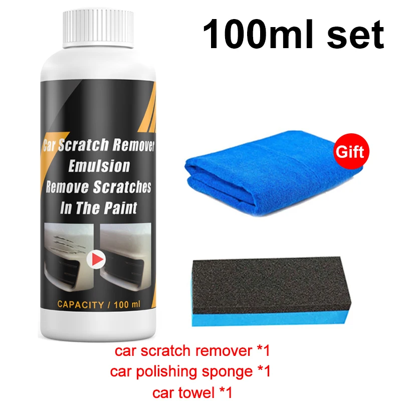 Auto Kras Remover Verf Care Tools Auto Swirl Remover Krassen Reparatie Polijsten Auto Body Slijpen Compound Anti Kras Wax: MULTI