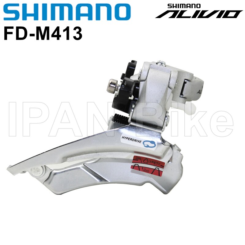 SHIMAN0 Alivio M413 Bike Voorderailleur FD-M413 Mountainbike Derailleur FD-M410 FD-M412 8/9 24/27 Speed 34.9Mm 31.8Mm