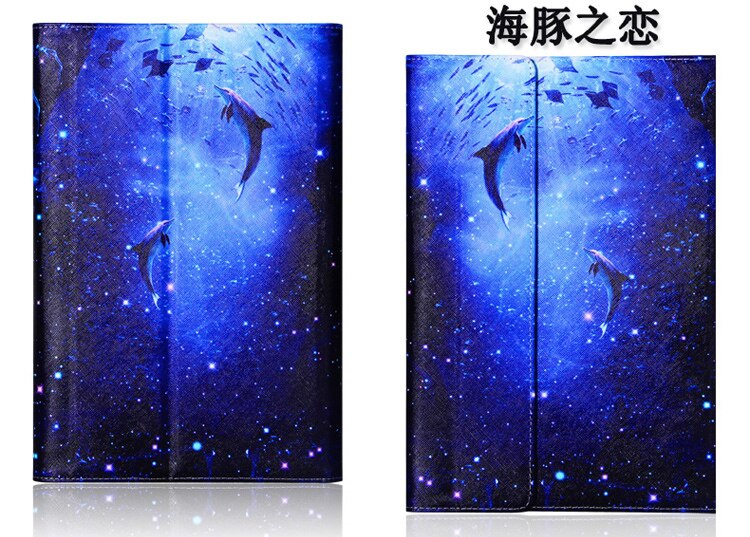 Funda con soporte para CHUWI Ubook X 12 pulgadas, carcasa de , Original, negocios, Folio, Tablet PC: Blue dolphin / For Ubook X 12inch