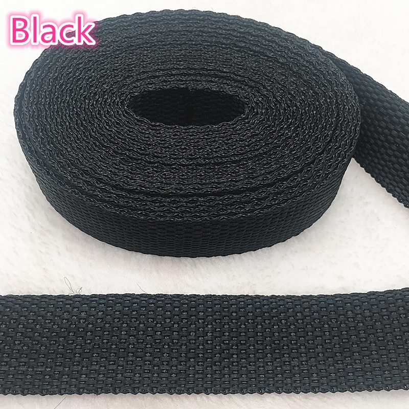 5yards Length 1 Inch (25mm) Width Nylon Webbing Strapping Craft Color U PICK: 18