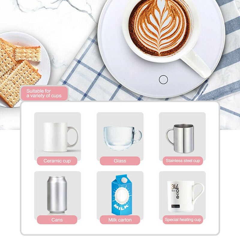 Usb kopp varmere pad bærbar kaffekrus oppvarming drikke te krus hold varm varme
