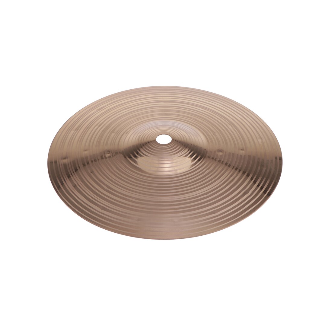 Bronze Drum Cymbal Splash Golden Percussion Instrument