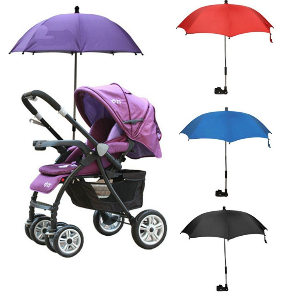 Pasgeboren Kinderwagen Outdoor Opvouwbare Parasol Waterdichte Verstelbare Paraplu Kids Kinderen Zonnescherm Parasol voor Kinderwagen