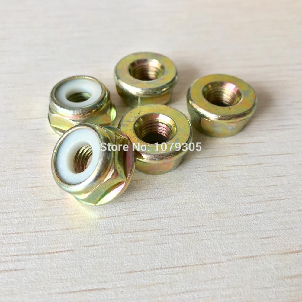 5Pcs Garden Tool Parts String Trimmer Parts Brush Cutter Gear Head gear Case Nut M10*1.25 For Brush Cutter