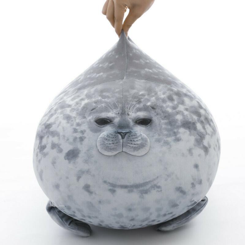 20/30/40cm japonés almohada de foca Osaka suave y gordo manchas de peluche de juguete Animal lindo cojín océano muñeca de estilo