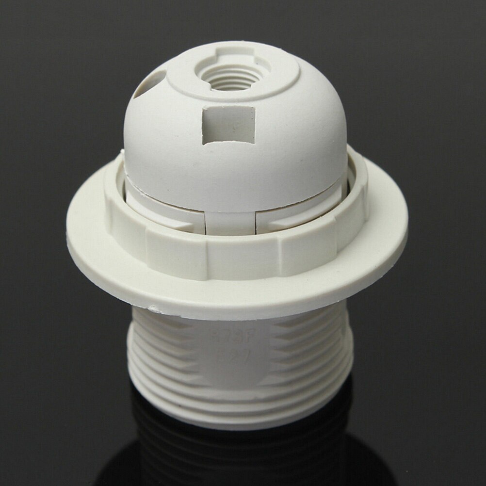 1PCS Screw ES E27 M10 Light Bulb Lamp Holder Pendant Socket Lampshade Collar Lighting Accessories 2 Colors