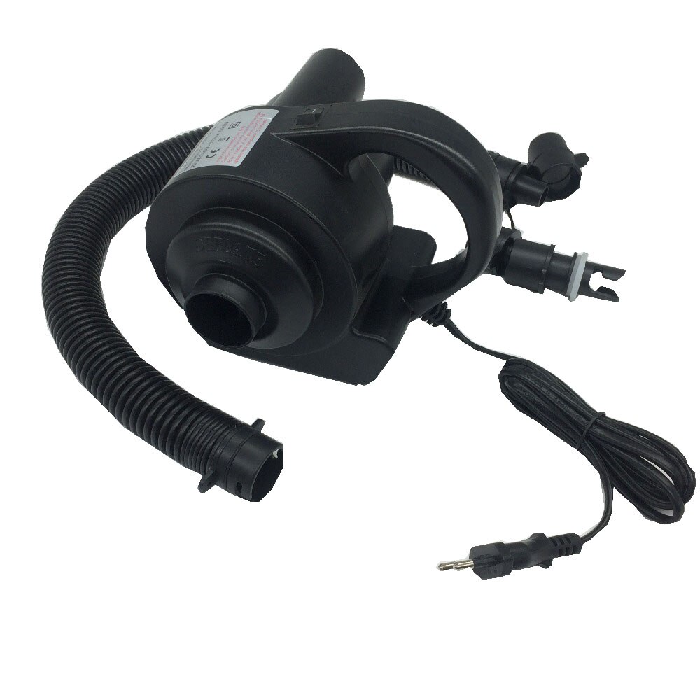 600w høyeffekt luftpumpe for luftseng madrass luftputebåt båt oppblåsbar båt kajakk gassfyll luftkompressor ac adapter