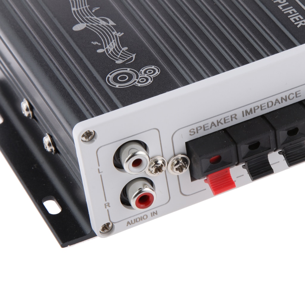 Kentiger HY-V10 Car Motorcycle Hi-Fi 2CH Stereo Amplifier Bluetooth for iPod TF FM DVD