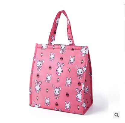 Draagbare Opvouwbare Isolatie Zakken Flamingo Lunch Tas Doos Picknick Tote Koeler Opbergtas Thermische Koeler Lunchbox: A