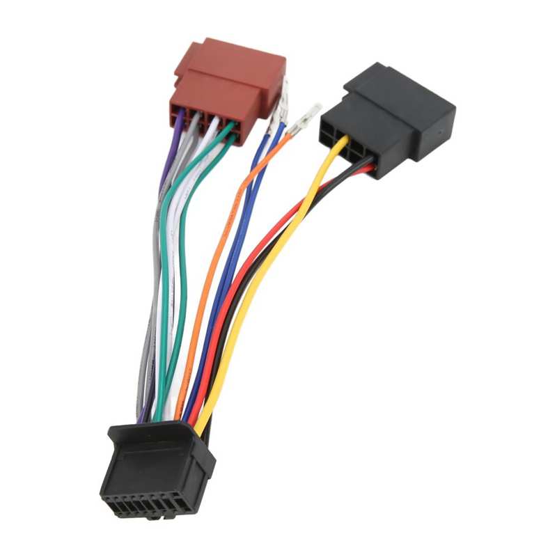 Radio Wiring Harness Adapter Flexible ISO Radio Harness Adapter Compact for Travel