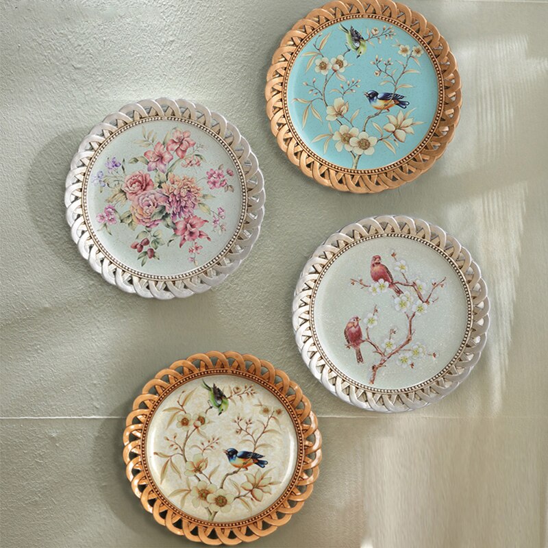 Porcelain Plate for European wall pendant restaurant American decorative plates living room decorations tourist souvenir