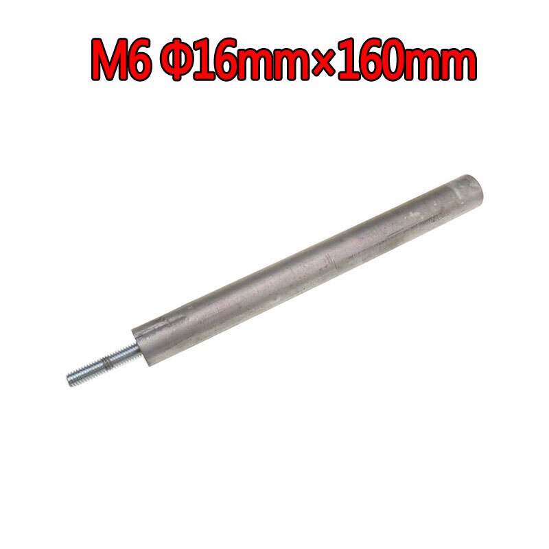 Piezas de repuesto para calentador de agua eléctrico, varilla de anodo de magnesio, M6, 16MM x 160MM