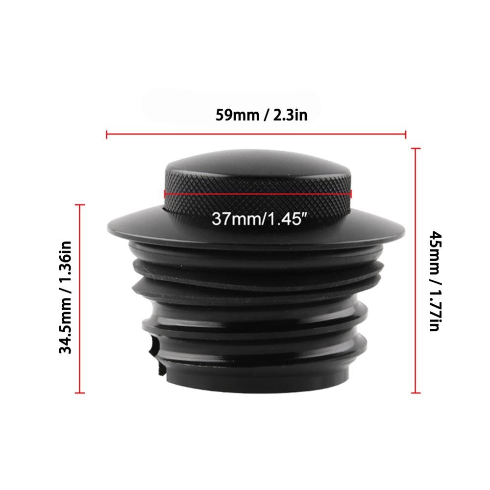 Motorcycle Flush Pop Up Reservoir Gas Cap Vented Brandstoftank Reservoir Gas Cap Voor Harley Bike Scooter Verchroomde
