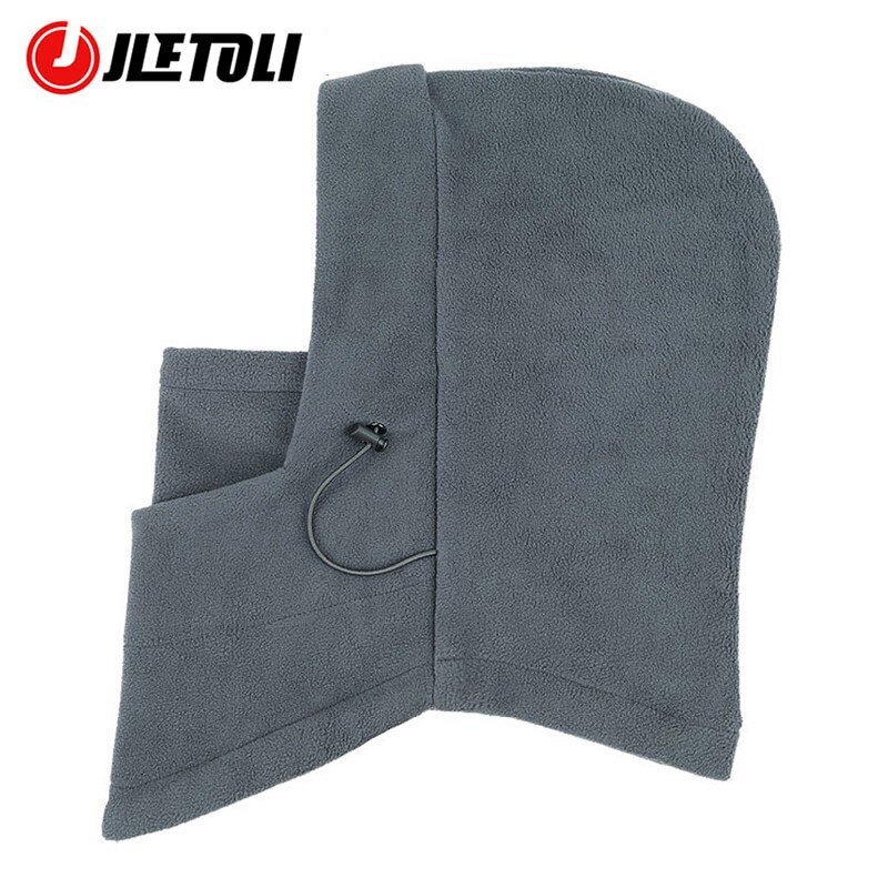 Jetoli-mascarilla térmica de forro polar para ciclismo, máscara de invierno para entrenamiento de esquí, a prueba de viento, al aire libre para bicicleta, gruesa, deportiva