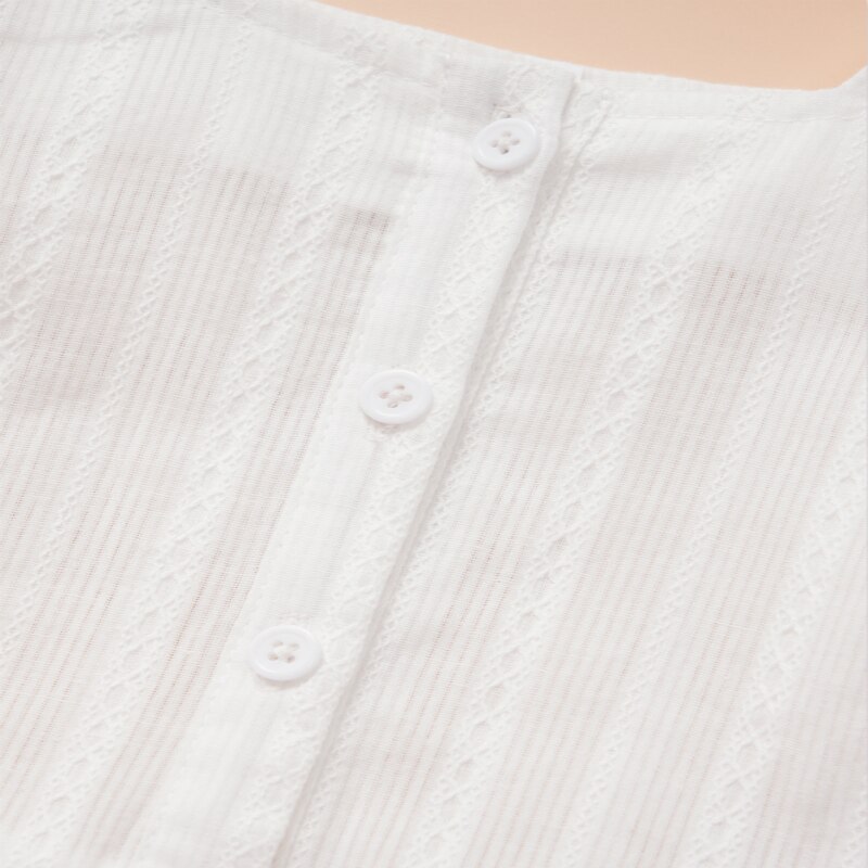 Camisetas blancas de encaje para bebés, bebés, niñas, invierno, primavera, Otoño, camisetas base para niños, blusas de manga larga, ropa de algodón 0-3 y