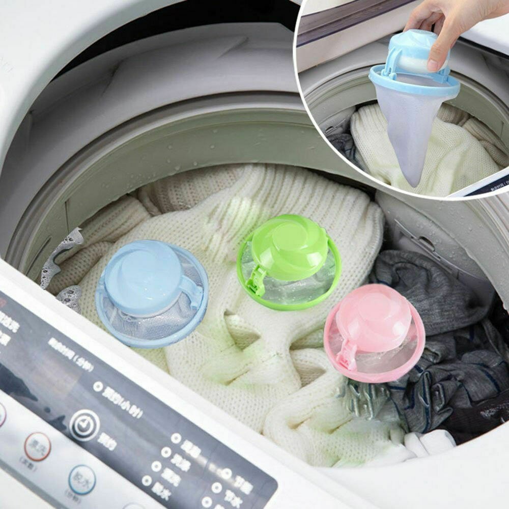 Washing Machine Laundry Filter Bag Home Floating Lint Hair Catcher Mesh Pouch Washing Machine Laundry Filter Bag