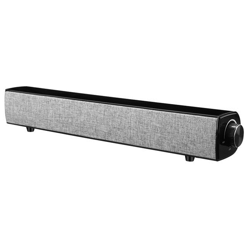 Głośniki telewizyjne hyasia 20w, głośnik kolumnowy bluetooth robić komputera, przenośny soundbar, bezprzewodowy subwoofer, 3d głośniki otaczać robić kina domowego i muzyki: Szary