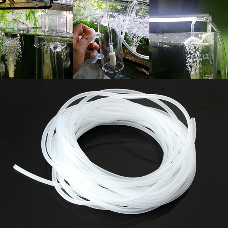 Aquarium 3M / 5M Oxygen Pump Bubble Air Stone Stone Aquarium Fish Tank Pond Pump Pipe 4x6mm