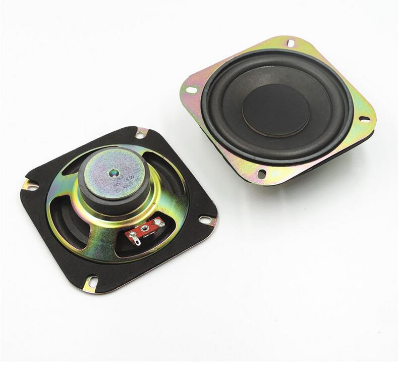 2PCS 4 inch 6Ohms 8W Loudspeaker Pure Heavy Bass Subwoofer Speaker 6 ohm Full Range Speaker Home Theater Stereo Radio
