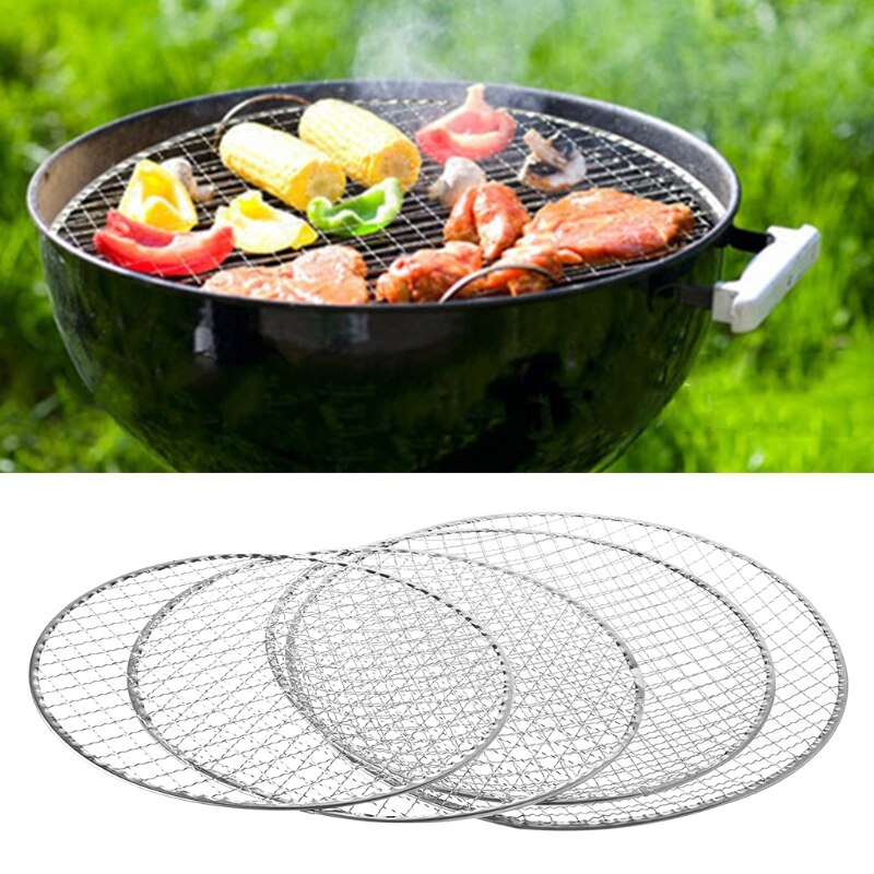 Disposable BBQ Barbecue Grill Basket Mesh Wire Net Meat Fish Vegetable Tool