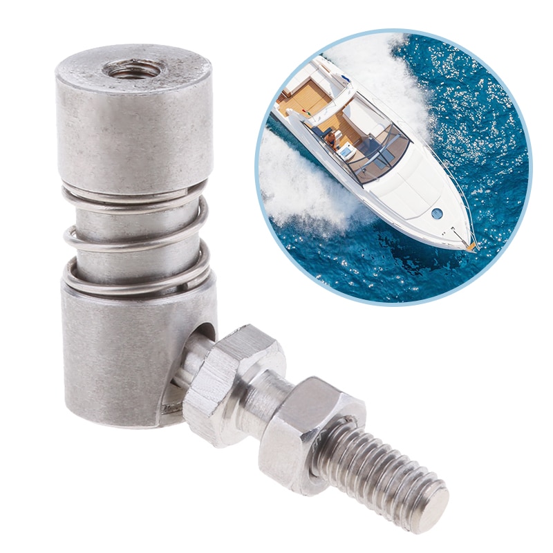 4 Pcs Boat Throttle Ball Joint Stainless Steel Grade 304 Control Cable Throttle Ball Joint 5mm& 6mm Boat Accessories Marine