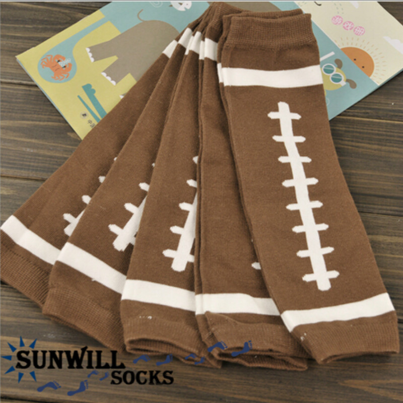 Calentadores de algodón para brazo de bebé, medias de fútbol para niño y niña, calentador, 3 pares, novedad de