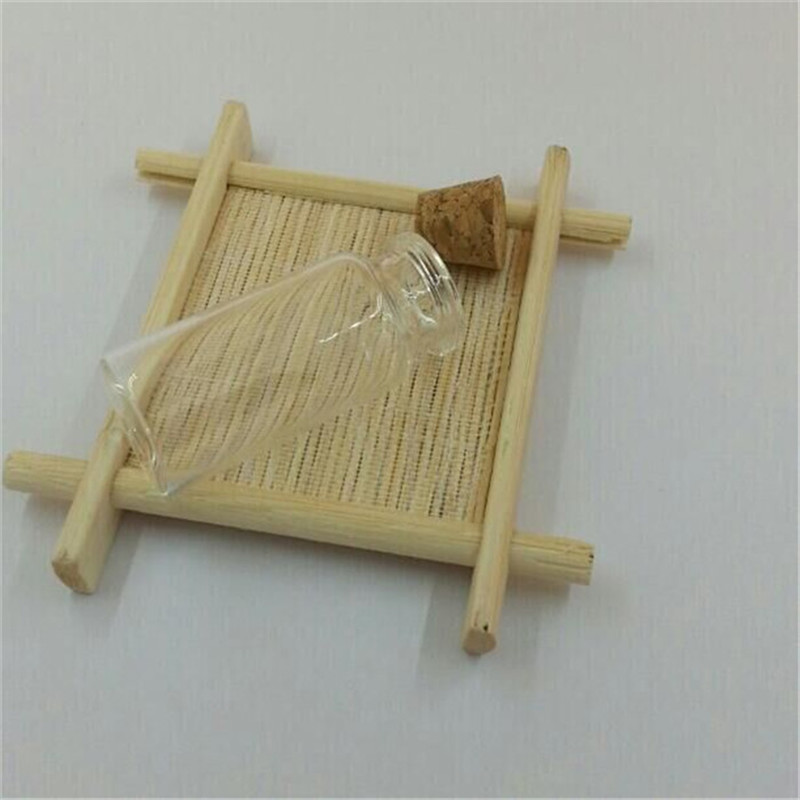 27*58*12.5mm 20 ml Glazen Flessen Met Kurk Kleine Transparante Mini Lege Glazen Flesjes Potjes 100 stks/partij