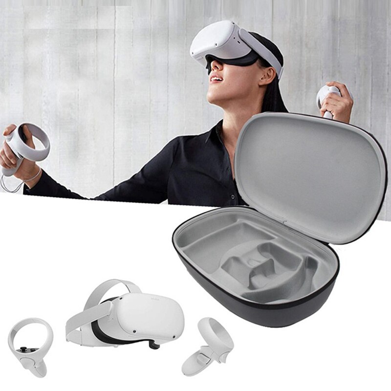 Vr Headset En Controller Mouwen Compacte Draagtas Vr Bril Beschermende Organizer Voor Oculus Quest 2