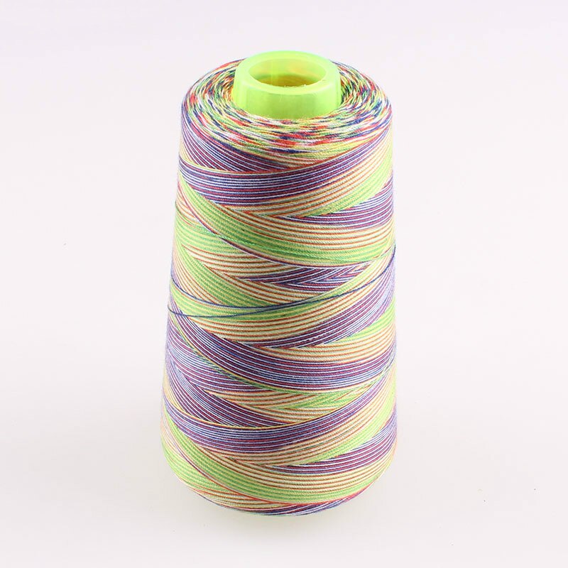 Sewing Thread 3000Y 40S/2 Spool Polyester Sewing Thread Colorful Embroidery Line Threads Jeans for Sewing Thighs Machine Yarn E: Design D