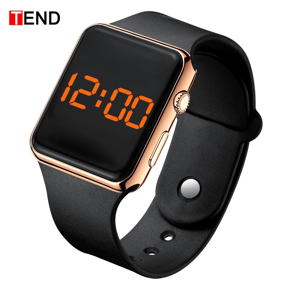 Menn kvinner ledet klokke silikon elektronisk klokke sport digital klokke par klokker klokke relogio digital montre homme