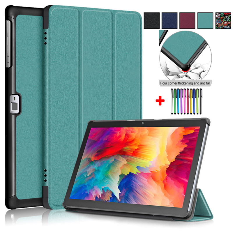 Tablet For Vankyo Matrixpad S30 Case 10.1 inch Tri Folding Funda For Vankyo Matrixpad S20 Cover Magnetic PU Leather PC Coque