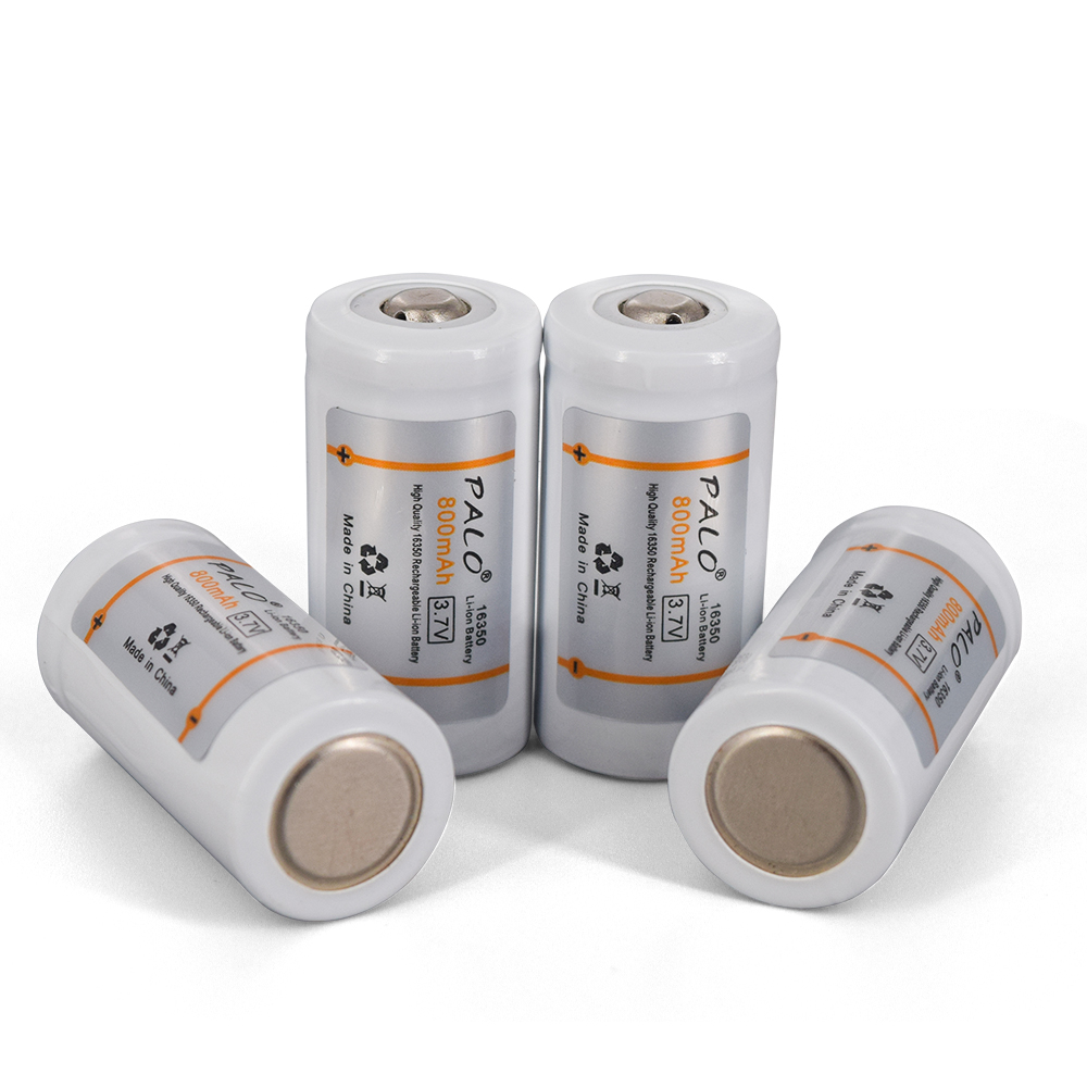 PALO 1.2V AA/AAA Rechargeable Ni-MH Batterie + 3.7V Rechargeable LI-ION battery 16350/16340 18500 18650 14500 Holder Storage Box