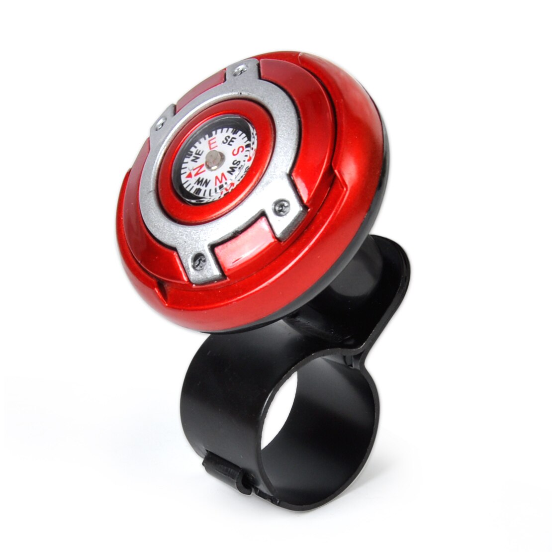 Beler 2in1 volant de voiture poignée assistée bouton de poignée boule de puissance et boussole de Navigation