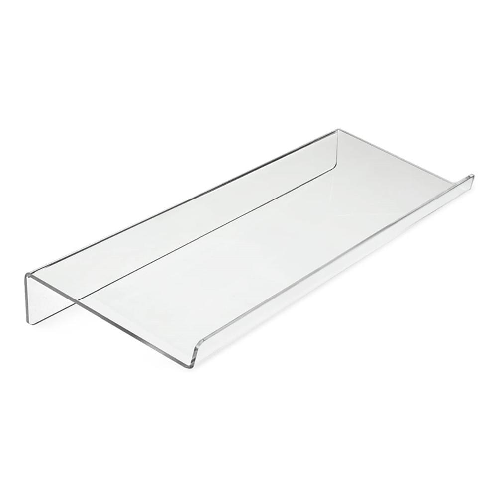 Support de clavier d'ordinateur incliné acrylique support de clavier clair pour facile ergonomique dactylographie bureau maison école