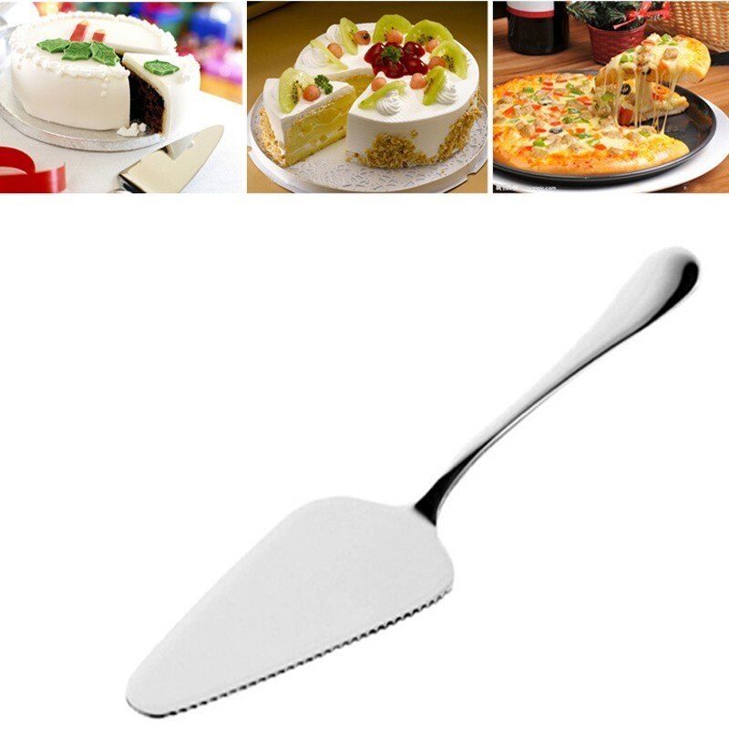 1 pc tårtskyffel i rostfritt stål western cake spatel pizzaskärare verktyg ostbakelse tårtavdelare