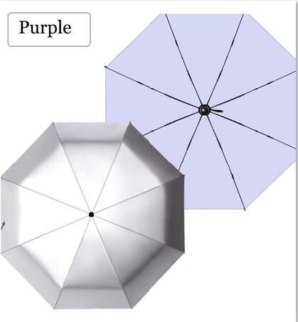 Mini parasol regn kvinder parasol anti uv mini strand paraply mand bærbar lomme folde paraply vindtæt sombrilla playa: Lilla