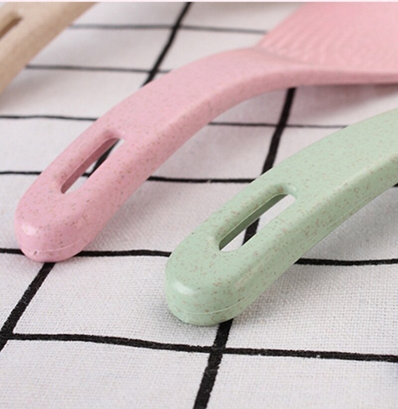 Słoma pszenna ochrona środowiska domowe urządzenie robić ryżu w kształcie wiosła szufelka nie-Stick łyżka robić ryżu stół kuchenny akcesoria robić serwowania