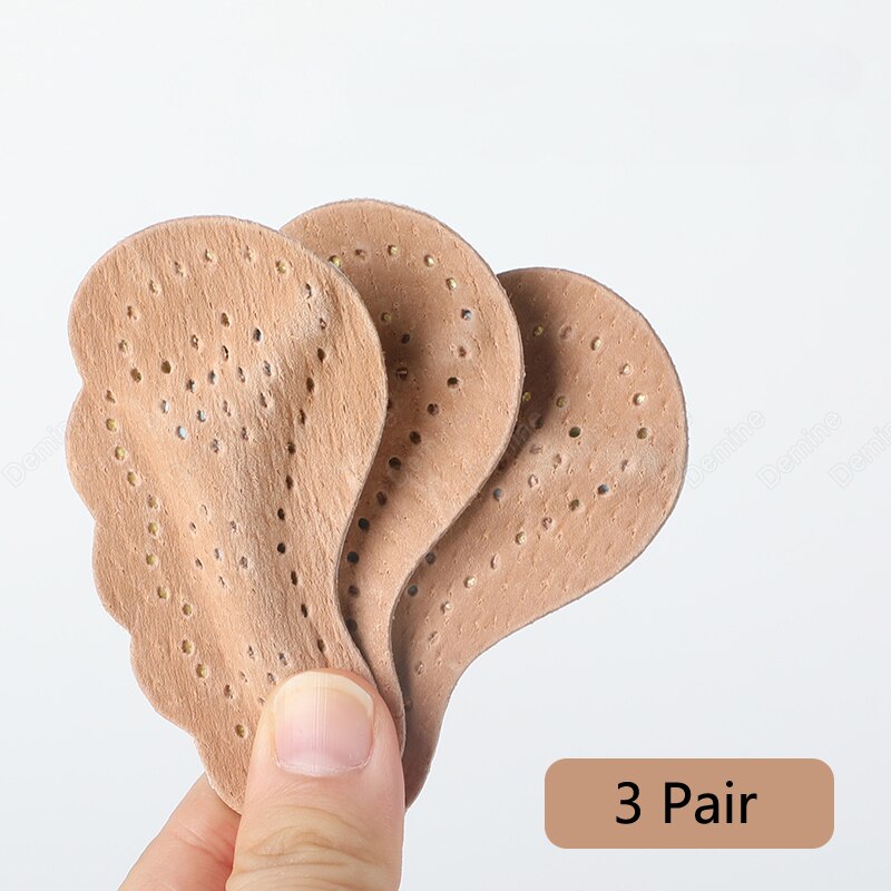 Almohadillas para el antepié para mujer, sandalias, accesorios de tacones altos, antideslizantes, plantillas de Gel de pegatinas, almohadillas para los pies, 3 pares: 3Pair Thick style