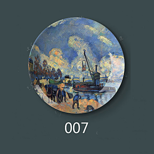 8 "Inch 20.5Cm Diameter Paul Cezanne Schilderen Porselein Decoratieve Thuis Hal Muur Opknoping Plaat Arts Disc: 7