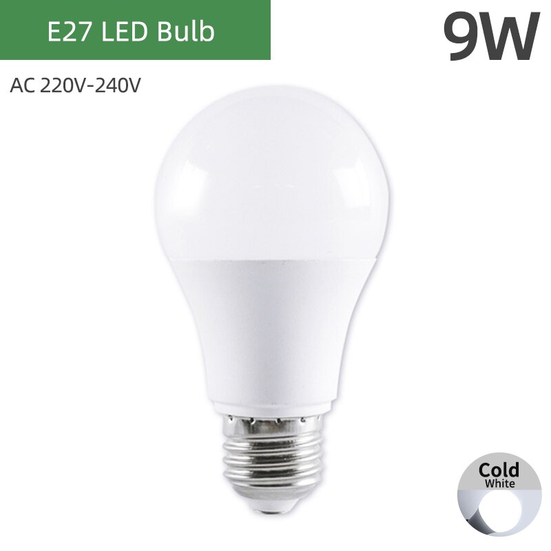 =(K)= Lamp UVC UV Germicidal Bulb E27 LED Corn Lights Sterilizer Lamp Ozone Light Bulb Indoor Disinfect Light E27 Ultraviolet: Global ColdWhite 9W