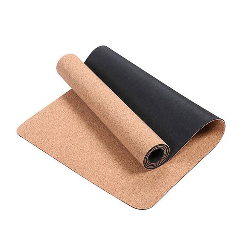 Yoga Mat - 183x61cm - Natural Cork & TPE - Non-Slip - Odorless: Default Title