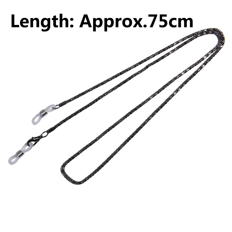 1Pcs Leesbril Opknoping Ketting Zonnebril Bril Holder Neck Cord Glazen Anti Metalen Bril Ketting: 2
