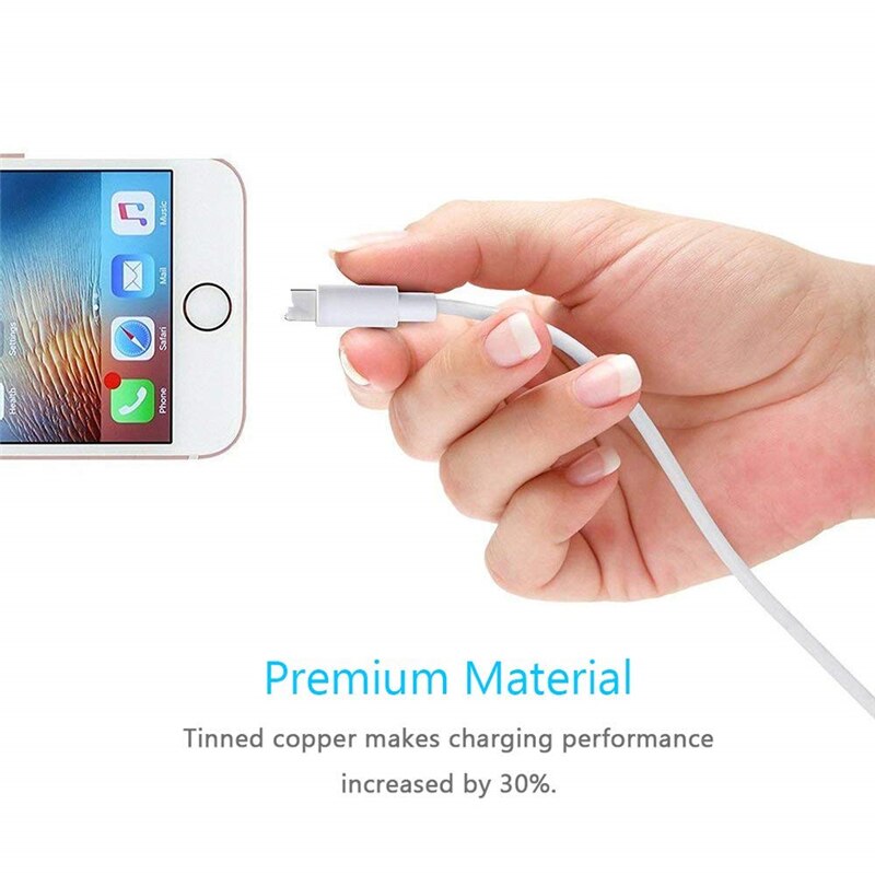2M 3 Meter Telefon Kabel Usb Ladegerät Adapter für Apfel IPhone X XS Max XR 5 5S SE 5C 6 6S 7 8 Plus Auto Reise Ladegerät synchronisieren Lader